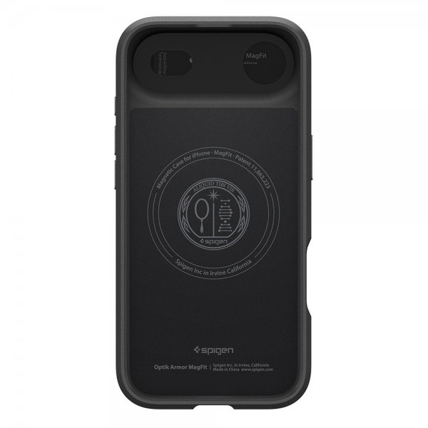 Spigen iPhone Air Skal Optik Armor MagFit Musta