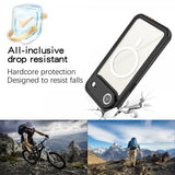 4smarts iPhone Air -kuori, vahva IP68 MagSafe, musta