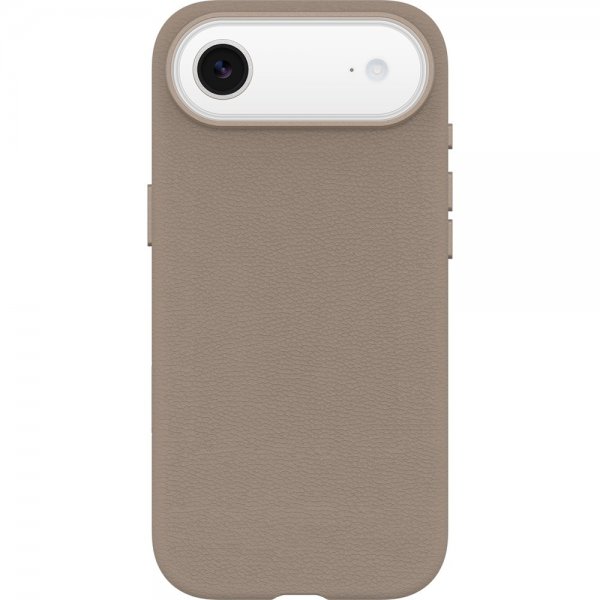 Otterbox iPhone Air -kuori, Symmetry, kaktusnahkaa, MagSafe, harmaa, Comfort