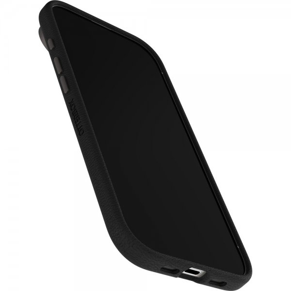 Otterbox iPhone Air -kuori Symmetry Cactus Leather MagSafe Noir Ash