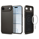 Spigen iPhone Air -kuori Thin Fit MagFit Gunmetal
