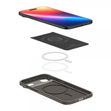 Spigen iPhone Air -kuori Thin Fit MagFit Gunmetal