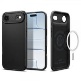 Spigen iPhone Air -kuori Thin Fit MagFit musta