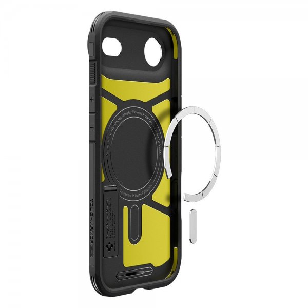 Spigen iPhone Air -kuori, Tough Armor, T MagFit, musta