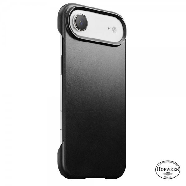 Nomad iPhone Air -suojakuori perinteinen Horween-nahkakuori musta