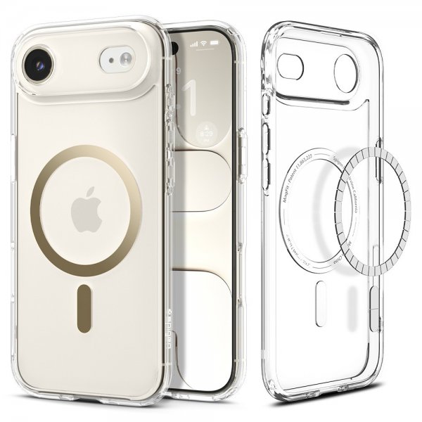 Spigen iPhone Air -kuori Ultra Hybrid MagFit kirkas kulta