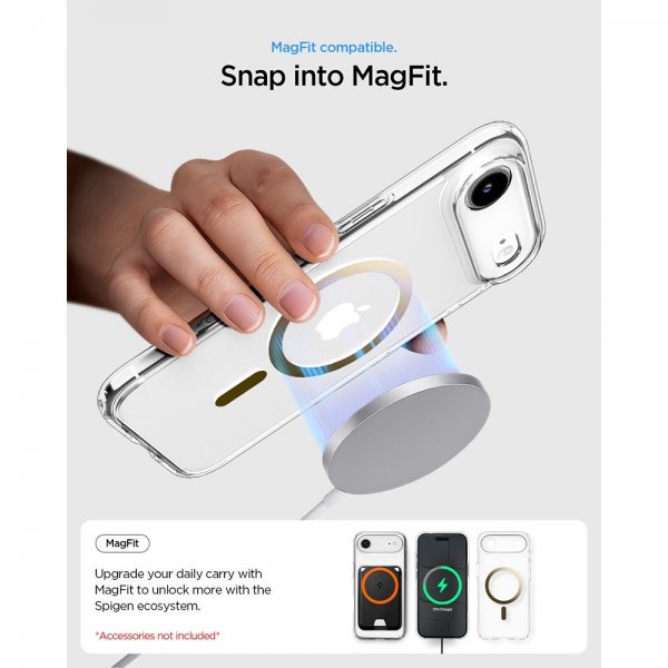 Spigen iPhone Air -kuori Ultra Hybrid MagFit kirkas kulta