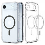 Spigen iPhone Air -kuori Ultra Hybrid MagFit Clear Graphite