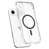 Spigen iPhone Air -kuori Ultra Hybrid MagFit Clear Graphite