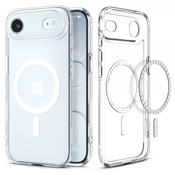 Spigen iPhone Air -kuori Ultra Hybrid MagFit Clear White