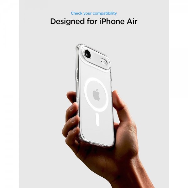 Spigen iPhone Air -kuori Ultra Hybrid MagFit Clear White