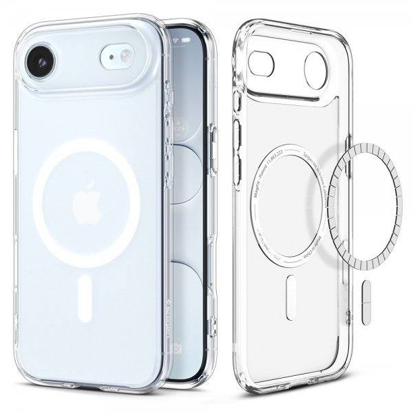 Spigen iPhone Air -kuori Ultra Hybrid MagFit Frost White