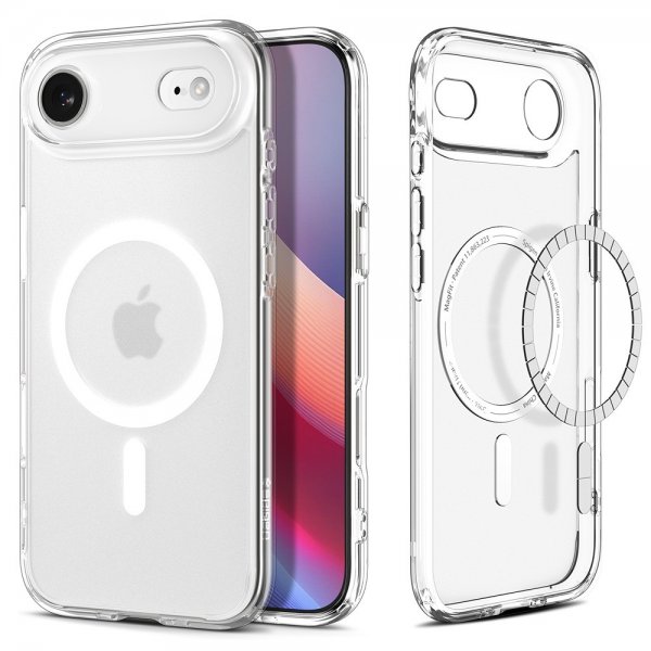 Spigen iPhone Air -kuori Ultra Hybrid MagFit Frost White