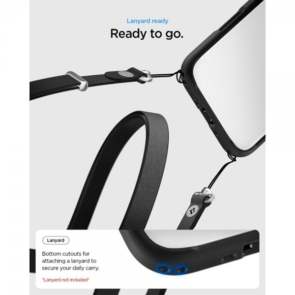 Spigen iPhone Air -kuori Ultra Hybrid Matte Black
