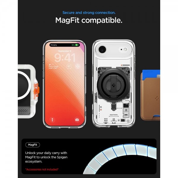 Spigen iPhone Air -kuori Ultra Hybrid Neo One MagFit