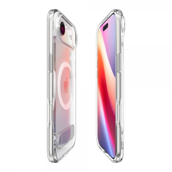 Spigen iPhone Air -kuori Ultra Hybrid S MagFit Clear White