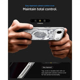 Spigen iPhone Air -kuori Ultra Hybrid Zero One MagFit Natural Titanium