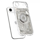 Spigen iPhone Air -kuori Ultra Hybrid Zero One MagFit Natural Titanium