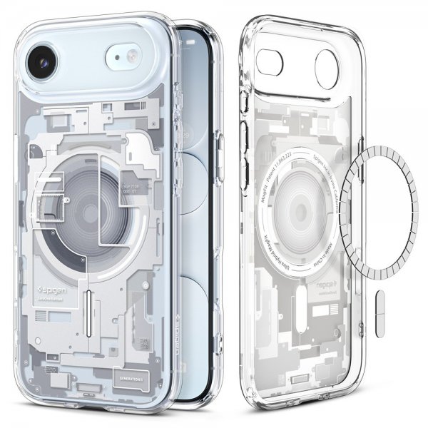 Spigen iPhone Air -kuori Ultra Hybrid Zero One MagFit Valkoinen