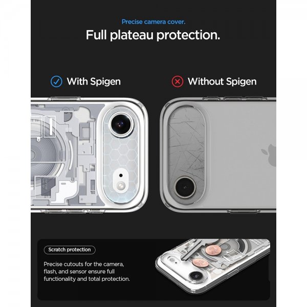 Spigen iPhone Air -kuori Ultra Hybrid Zero One MagFit Valkoinen