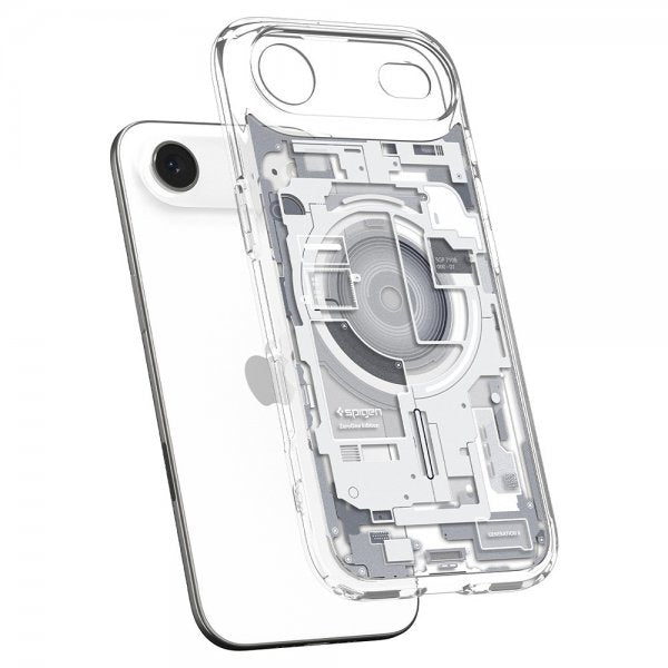 Spigen iPhone Air -kuori Ultra Hybrid Zero One MagFit Valkoinen