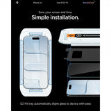 Spigen iPhone Air -näytönsuoja GLAS.tR EZ Fit 2-pakkaus