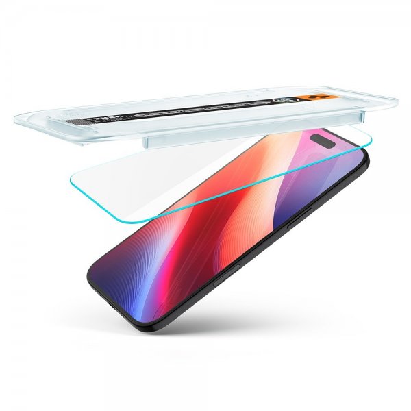 Spigen iPhone Air -näytönsuoja GLAS.tR EZ Fit 2-pakkaus