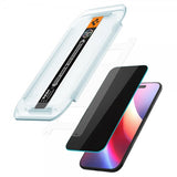 Spigen iPhone Air -näytönsuoja GLAS.tR EZ Fit Privacy 2 kpl