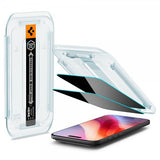 Spigen iPhone Air -näytönsuoja GLAS.tR EZ Fit Privacy 2 kpl
