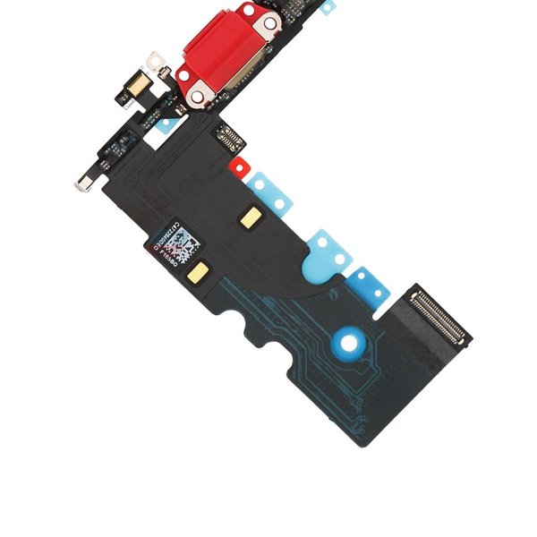 iPhone SE 2022 latausliitin flex-kaapelilla - punainen