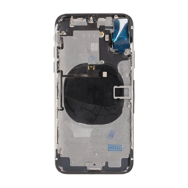 iPhone X Takakansi ja Koko Runko Premium - Hopea