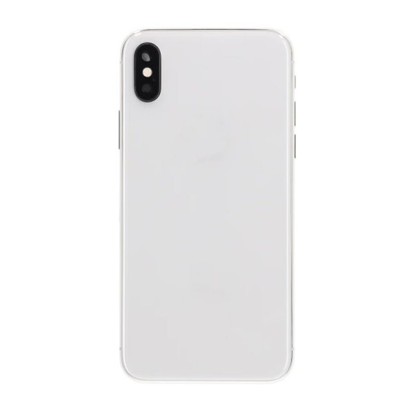 iPhone X Takakansi ja Koko Runko Premium - Hopea