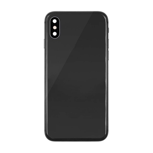iPhone X Takaosa täydellä rungolla – Musta