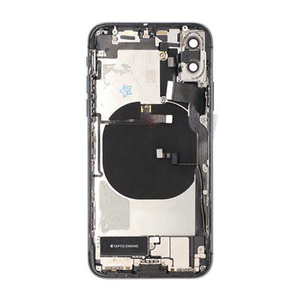 iPhone X Takaosa täydellä rungolla – Musta