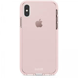 holdit iPhone X/Xs -suojakuori, läpinäkyvä (blush pink)