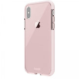 holdit iPhone X/Xs -suojakuori, läpinäkyvä (blush pink)
