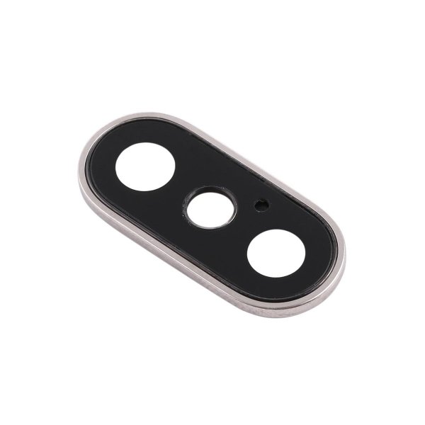 iPhone X Kameran linssi ja kehys – Valkoinen