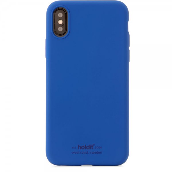 holdit iPhone X/Xs Silikonikuori Royal Blue