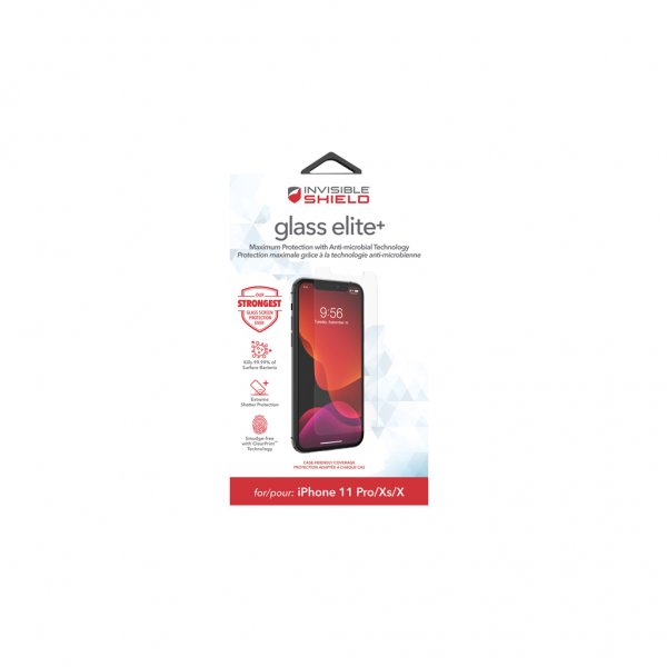 ZAGG InvisibleShield iPhone X/Xs/11 Pro -näytönsuoja Glass Elite