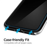 Spigen iPhone X/Xs/11 Pro -näytönsuoja GLAS.tR ALIGNmaster 2 kpl