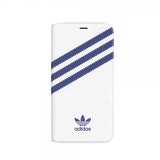 Adidas iPhone X/Xs Kotelo TAI Booklet Case SS19 Valkoinen Sininen