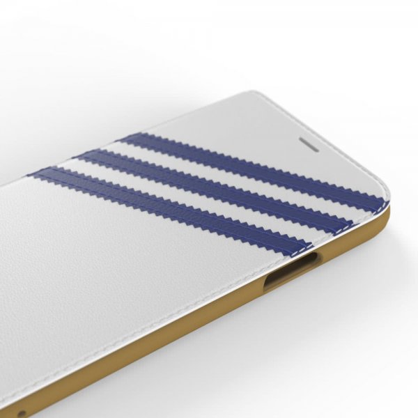 Adidas iPhone X/Xs Kotelo TAI Booklet Case SS19 Valkoinen Sininen