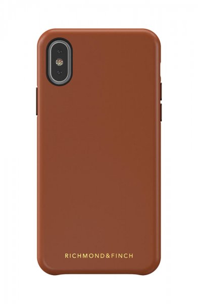Richmond & Finch iPhone X/Xs Lompakkokotelo Irrotettava kuori Ruskea