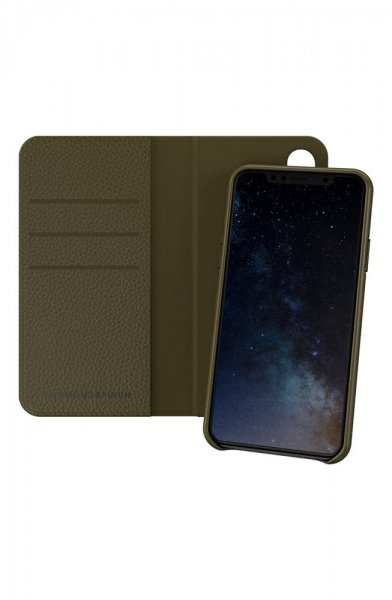Richmond & Finch iPhone X/Xs Kotelo Lompakko Irrotettava kuori Emerald Green