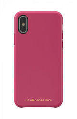 Richmond & Finch iPhone X/Xs Lompakkokotelo Irrotettava kuori Pinkki