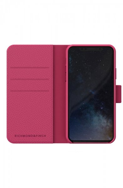 Richmond & Finch iPhone X/Xs Lompakkokotelo Irrotettava kuori Pinkki