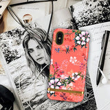Richmond & Finch iPhone X/Xs Suojakuori Coral Dreams