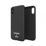 Superdry iPhone X/Xs -suojakuori, Moulded Case Canvas, musta
