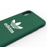 Adidas iPhone X/Xs -kuori TAI muotoiltu kangaskotelo FW19 Collegiate Green