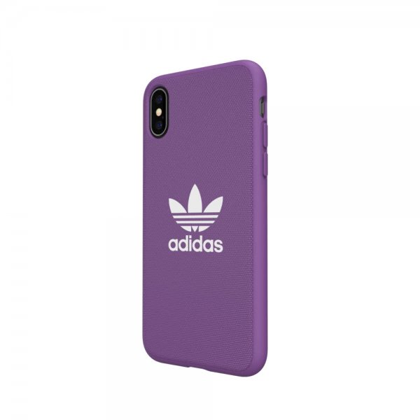 Adidas iPhone X/Xs -kuori TAI muotoiltu kangaskotelo SS19 Active Purple